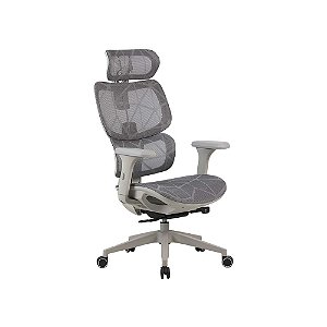 Cadeira Elements Ergonômica Escritório Siggy Cinza