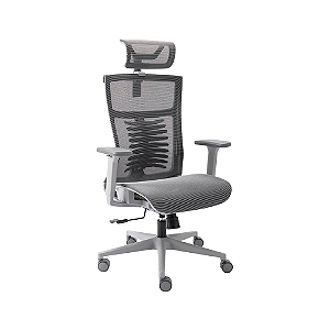 Cadeira De Escritório Ergonômica Elements Vertta Pro Cinza