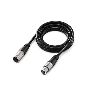 Cabo XLR para Microfone e Instrumentos Maono XLR-180cm Preto