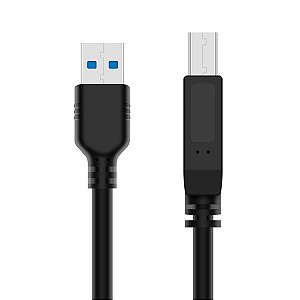 Cabo USB para impressora 3.0 AM/BM 1.5M USBBM3015 PlusCable