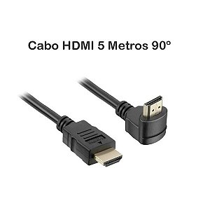 Cabo HDMI 5 Metros 90º Grau