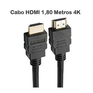 Cabo HDMI 1,80 Metros 4K
