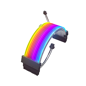 Cabo Extensor Redragon 24 Pinos ATX ARGB para Placas Mãe RD-GCP06