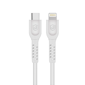 Cabo Dual Shock Gshield Tipo C - Lightning 1,2m Branco