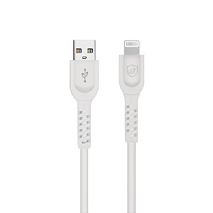 Cabo Dual Shock Gshield Lightning - USB A 1,2m Branco