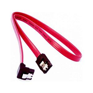 Cabo de Dados Sata  para HD / Dvd-Rw 40 Centimetros 90º Grau