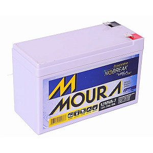 Bateria Selada para Nobreak 12V 7Ah - Moura