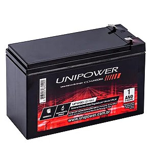 Bateria Selada para Nobreak 12V 9Ah UP1290 - Unipower