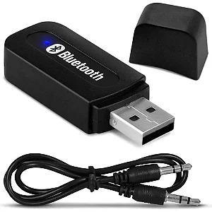 Adaptador Bluetooth P2 de Audio Saída Auxiliar para Veiculo