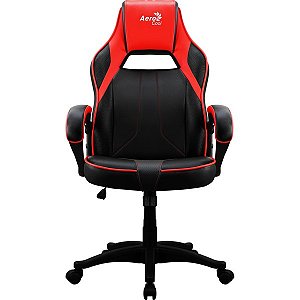 Cadeira Gamer Aerocool AC40C Air All Black/Red