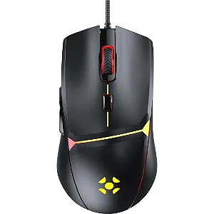 Mouse Gamer Com Fio USB Fortrek Crusader RGB 12800DPI