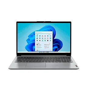 Notebook Lenovo Ideapad 1 15IAU7 Intel Core i3-1215U, 12GB, SSD 256GB M.2, 15,6" Full HD, Win11 e Office 2021 - 82VY000T