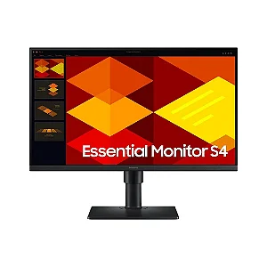 Monitor de 24" Samsung Essential Full HD 100Hz Pivot Hdmi/DisplayPort - LS24D400GALMZD