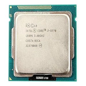 Processador Intel Core i7-3770 3.40Ghz (3.90Ghz) 8M LGA1155 3ªG Com Cooler