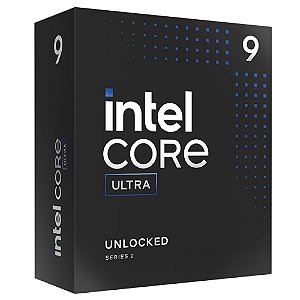 Processador Intel Core Ultra 9 285K LGA1851 3.7GHz (5.7GHz Turbo) 24 núcleos 8 núcleos P + 16 núcleos