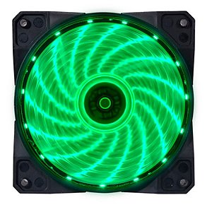Cooler 120X120X25Mm com Led Verde