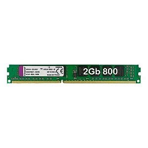 Memoria para Desktop DDR2 2GB 800Mhz Kingston - KVR800D2N6/2G