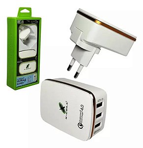 Carregador Ultra Rapido X-Cell 5.1A(27W) 3xUSB Quick Charge 4.0 - XC-UR21