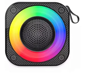 Caixa de Som Bluetooth 5W Portatil Flex Gold Com Led ZQS-1205