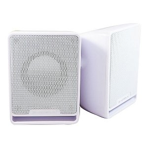 Caixa de Som 6W Rms Branca X-CELL XC-CM-04-B