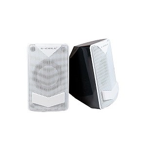 Caixa de Som 6W Rms Branca X-CELL XC-CM-08