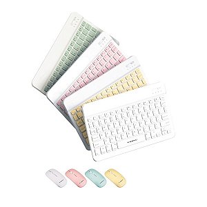 Kit Teclado e Mouse Sem Fio Flex Gold XC-CB-06 USB Color