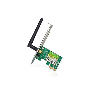 Placa de Rede Wireless PCIe 150Mbps TP-Link TL-WN781ND
