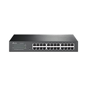 Switch Gigabit 24 Portas RJ45 (10/100/1000Mbps) Inteligente TP-Link TL-SG1024DE