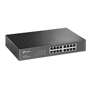 Switch Gigabit 16 Portas RJ45 (10/100/1000Mbps) TP-Link TL-SG1016D
