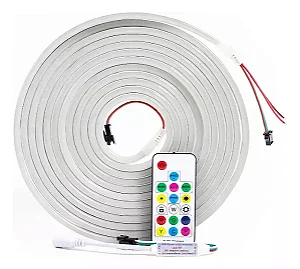 Fita de Led RGB de 5 metros NEON -2835-12V -IP65 Flex Gold XC-3535
