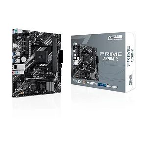 Placa Mae AMD (AM4) Asus Prime A520M-R DDR4 HDMI