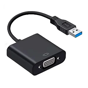 Adaptador Conversor de Video USB 3.0 x VGA Femea
