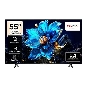 Smart TV TCL 55" QLED 4K P7K, Google TV, Wi-Fi Dual Band, Dolby Vision, Dolby Atmos