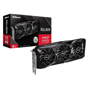 Placa de Vídeo GPU 8Gb Rx 7600 Challenger Pro Oc  Gddr6 128 Bits 90-Ga62Zz-00Uanf