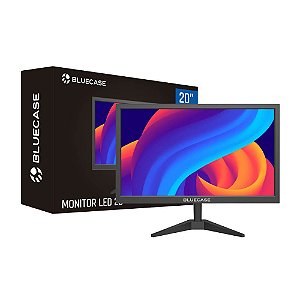 Monitor de 20" Bluecase HD 1600x900 75HZ Vga/Hdmi Vesa Preto - BM20X3HVW