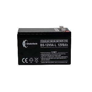 Bateria Selada para Nobreak 12V 9Ah BS-12V9A-L T1 Coletek Energia