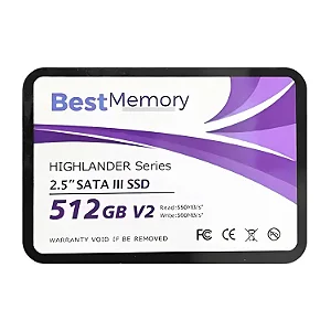 SSD 512GB Sata V2 Best Memory Highlander - Btsda-512-550