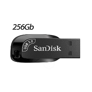 Pen Drive 256GB Sandisk Ultra Shift USB 30 - SDCZ410256GG46