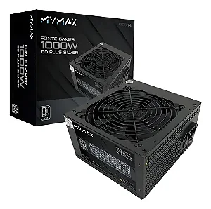 Fonte ATX 1000W Mymax 80 Plus Silver PFC Ativo - MPSU/FP1000W