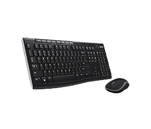 Kit Teclado e Mouse Sem Fio Logitech MK270 USB - 920-004433