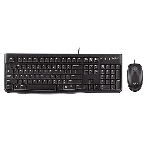 Kit Teclado e Mouse Logitech MK120 USB - 920-004429