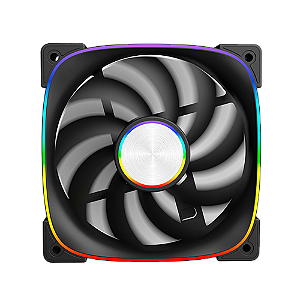Cooler 120X120X25Mm Fan ARGB Liketec Riddle Preto LK-RIDDLE-ARGB