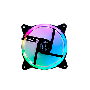 Cooler 120X120X25Mm Fan ARGB Liketec Lighter Preto -LF-UNRGB-LIGHTE