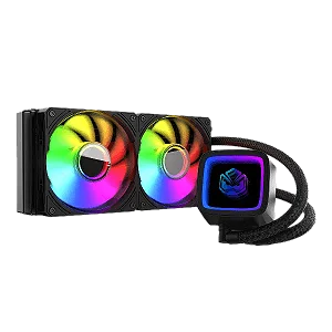 Water Cooler Pcyes Tundra Black Vulcan Argb 240Mm - Wctbv240