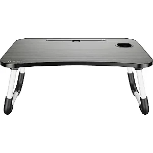 Mesa para Notebook Portátil Fortrek Lapdesk com Gaveta Embutida Preto