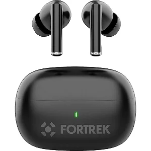 Fone de Ouvido Bluetooth TWS sem Fio Fortrek HWS1 Preto