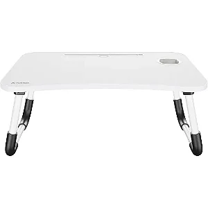 Mesa para Notebook Portátil Fortrek Lapdesk com Gaveta Embutida Branco
