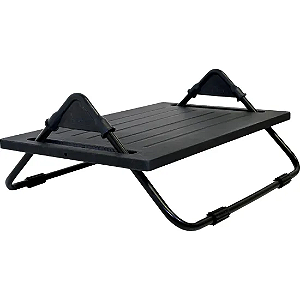 Apoio para os Pés MDF Preto Multivisão