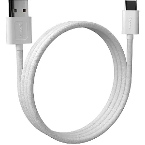Cabo USB-A Para USB-C Fortrek U112 2 Metros Branco