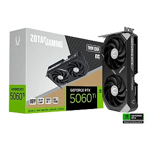 Placa de Video Zotac Gaming Geforce Rtx 5060 Ti 16Gb Twin Edge Oc Zt-B50620H-10M